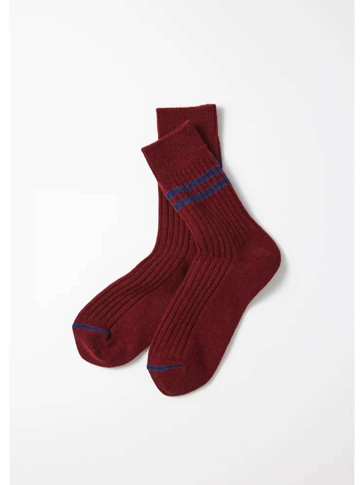MERINO LAMBS WOOL STRIPE SOCKS