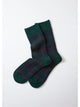 CHECK PATTERN MERINO SOCKS