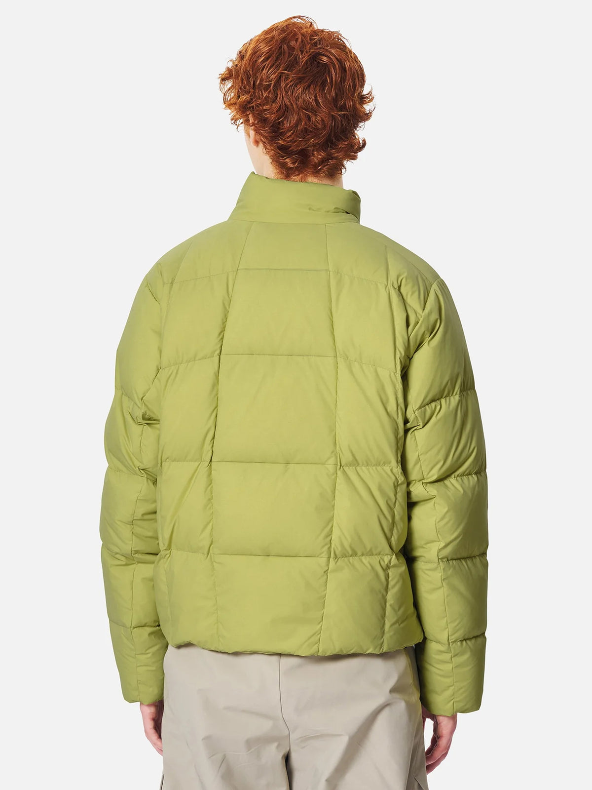 GRIDDED DOWN JACKET