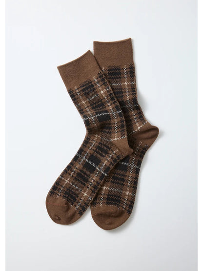 CHECK PATTERN MERINO SOCKS