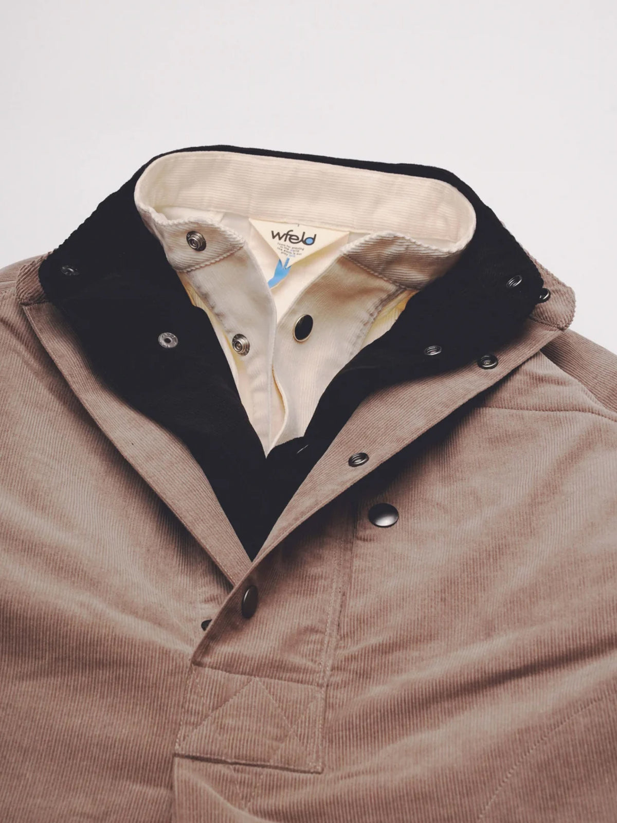 Corduroy Stand-Collar Shirt
