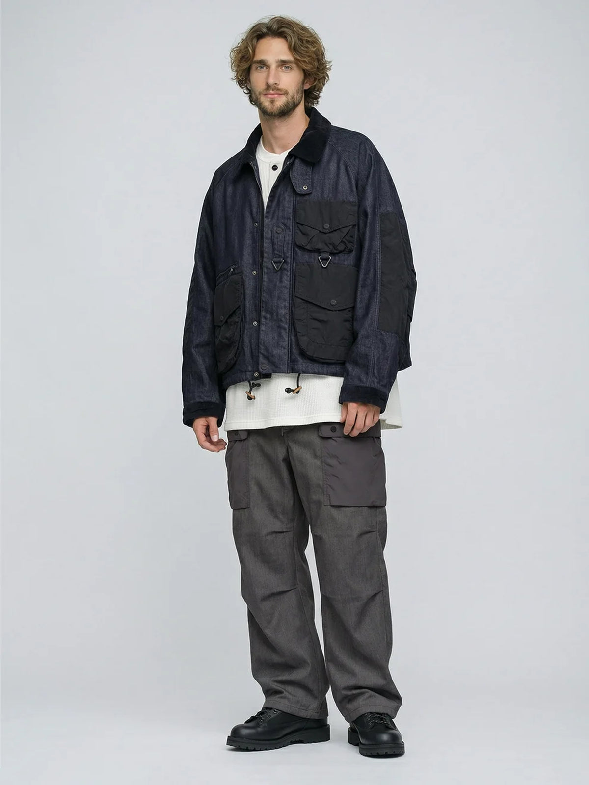 SOLOTEX Denim Short Coverall