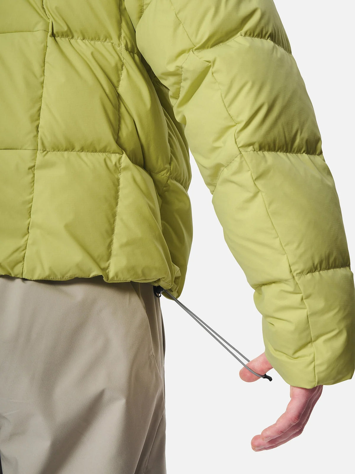 GRIDDED DOWN JACKET