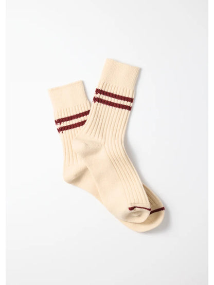 MERINO LAMBS WOOL STRIPE SOCKS