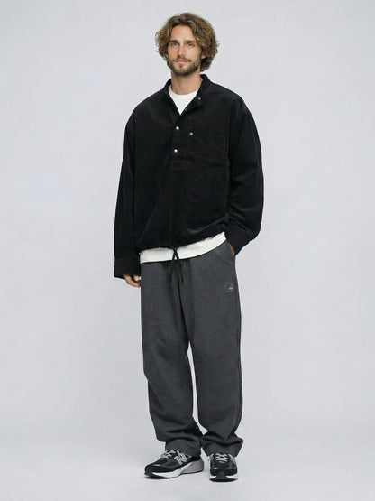 Corduroy Stand-Collar Shirt