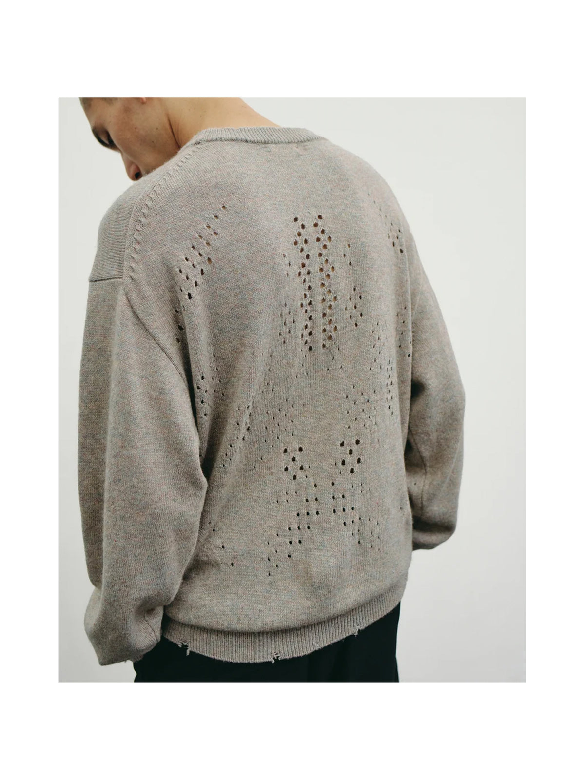 FRACTAL HOLE KNIT / MERINO
