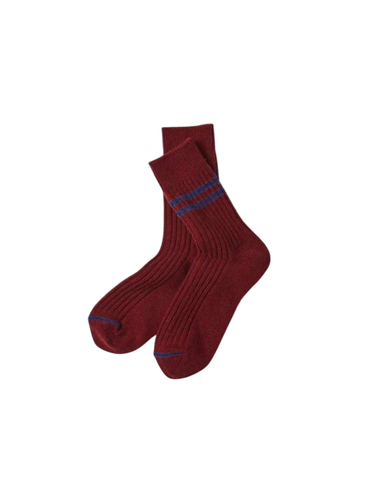 MERINO LAMBS WOOL STRIPE SOCKS