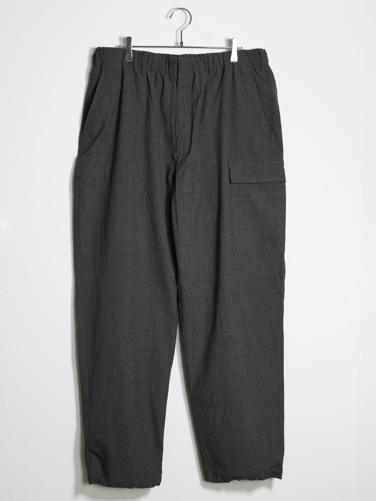 TECH WOOL ONE SIDE CARGO PANTS