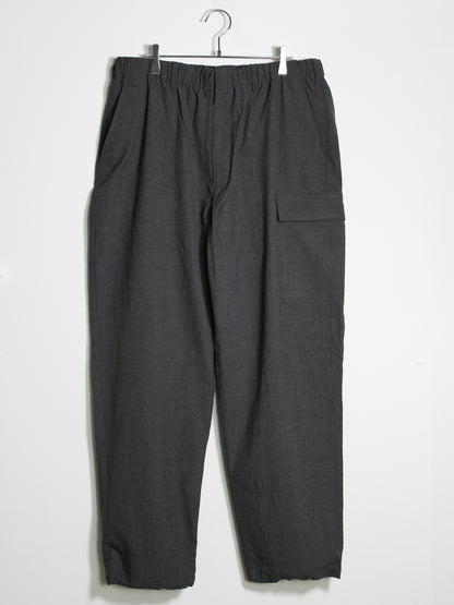 TECH WOOL ONE SIDE CARGO PANTS