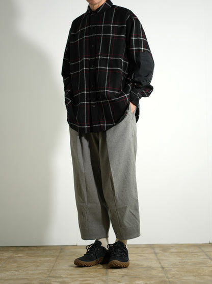 Tech Wool Cropped Easy Pants