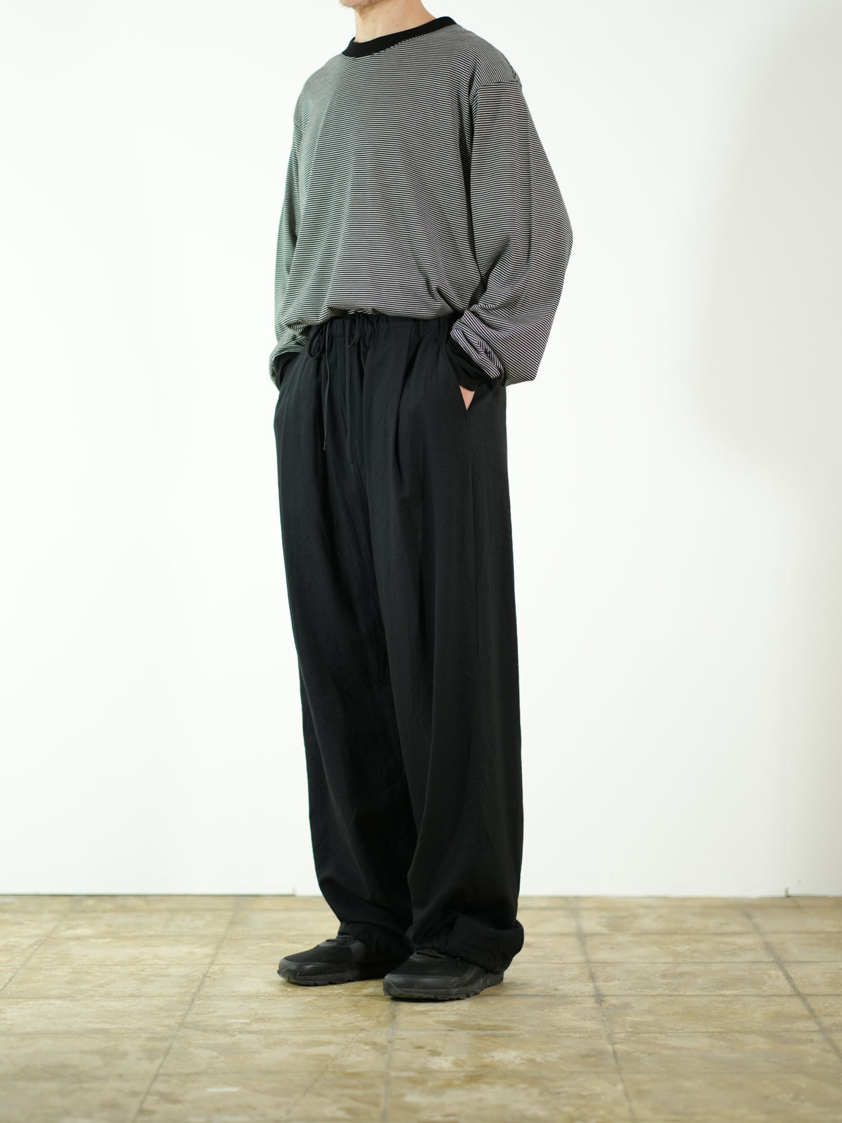 Brushed Techno Wool Pants