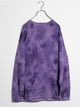 Melino Wool Long Sleeve T-shirt Uneven Dye