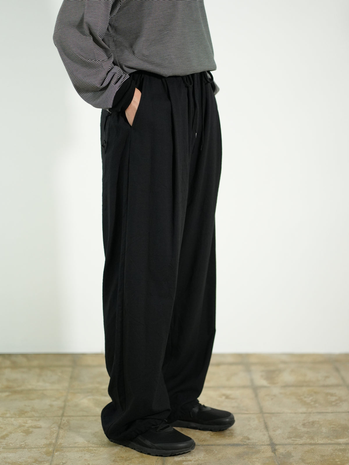 Brushed Techno Wool Pants