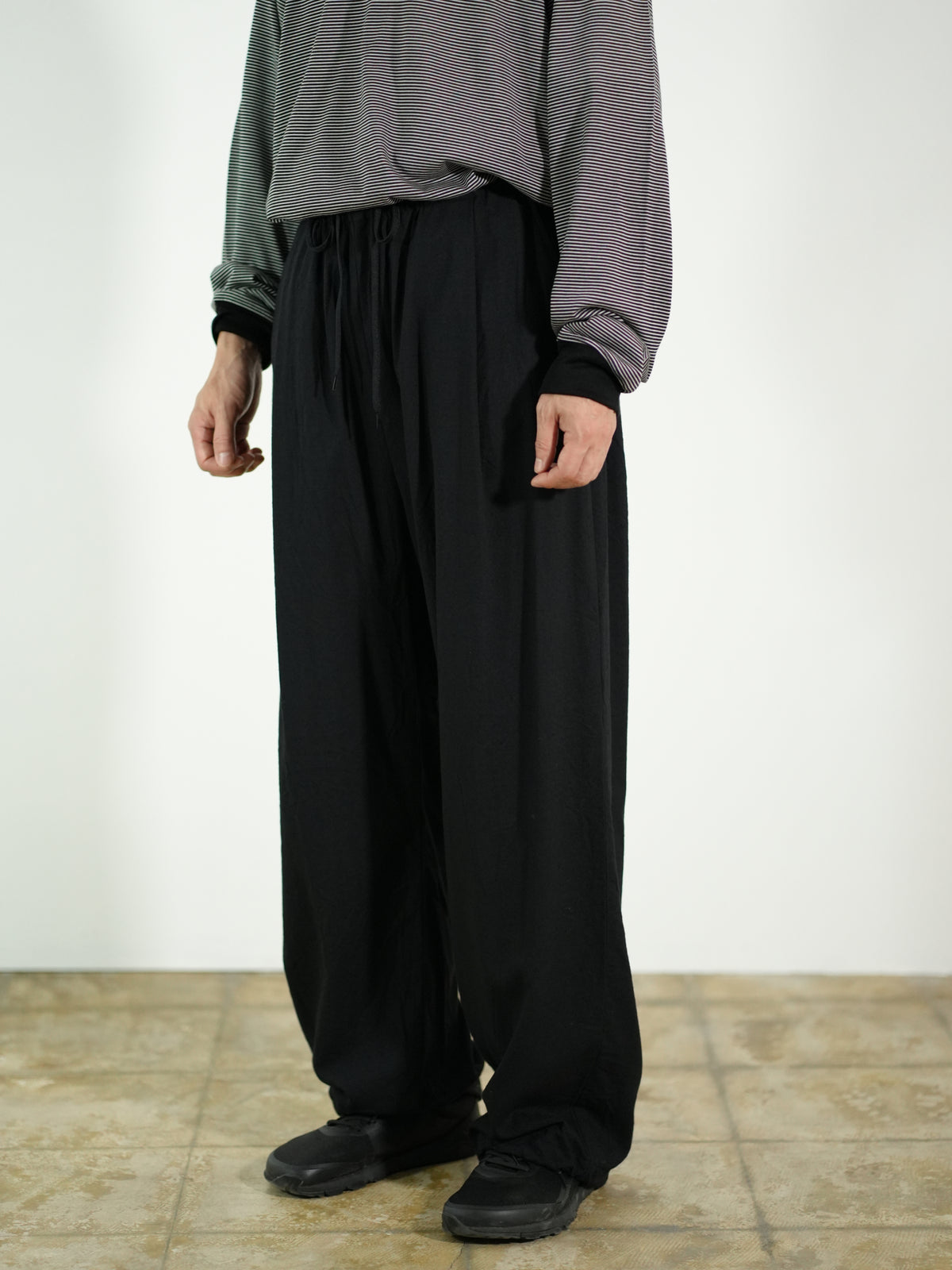 Brushed Techno Wool Pants