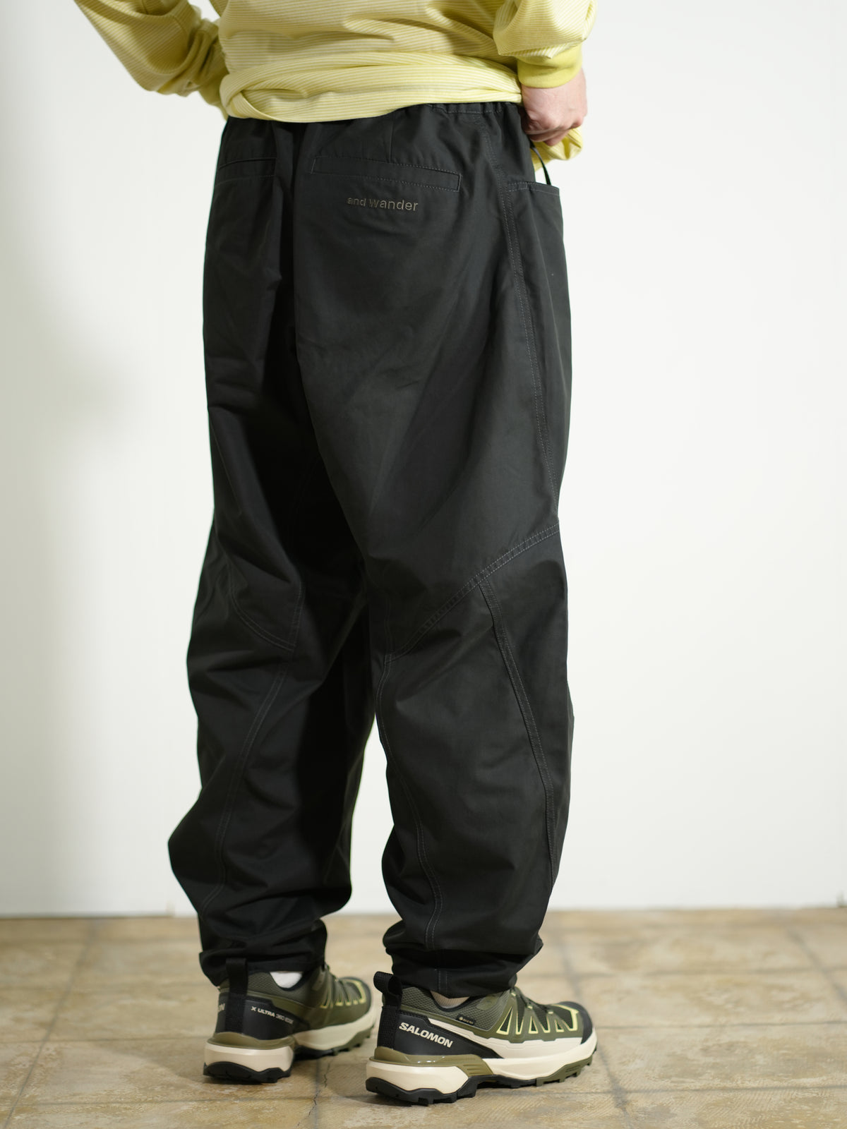 high count cloth wide pants