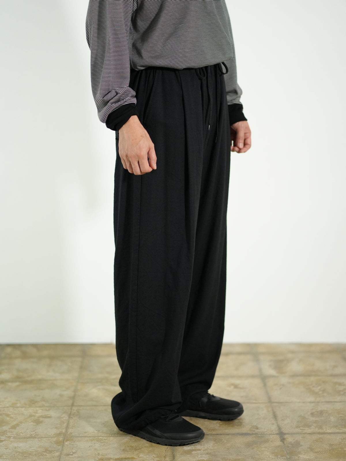 Brushed Techno Wool Pants