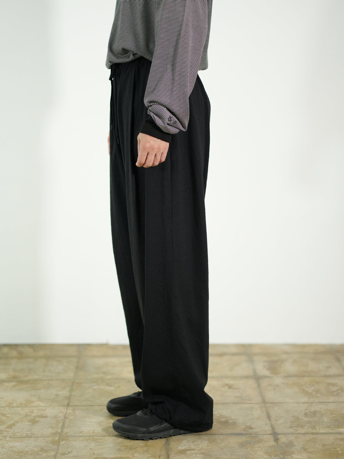 Brushed Techno Wool Pants