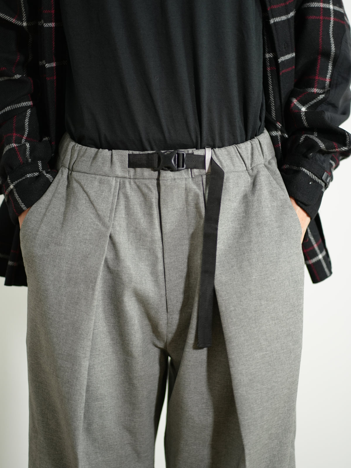 Tech Wool Cropped Easy Pants
