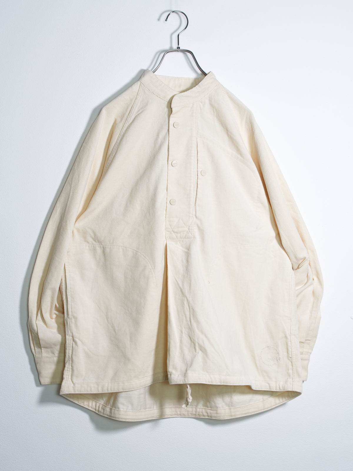 Corduroy Stand-Collar Shirt