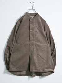Corduroy Stand-Collar Shirt