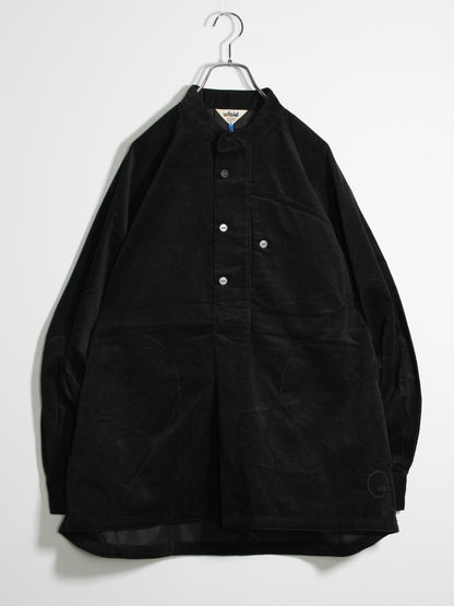 Corduroy Stand-Collar Shirt