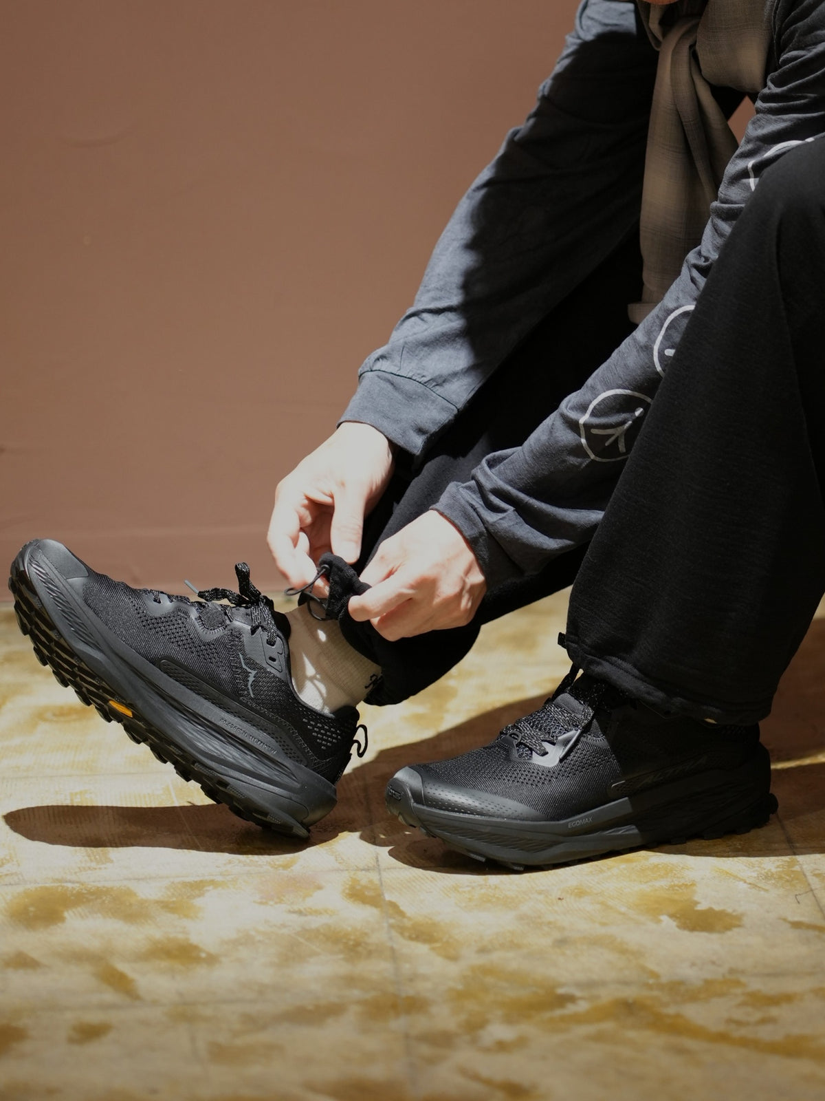 Super 140's Melino Wool Sweat Pants made by PHEENY