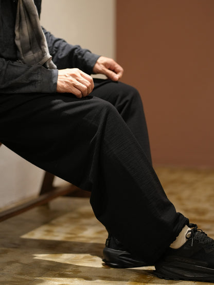 Super 140's Melino Wool Sweat Pants made by PHEENY