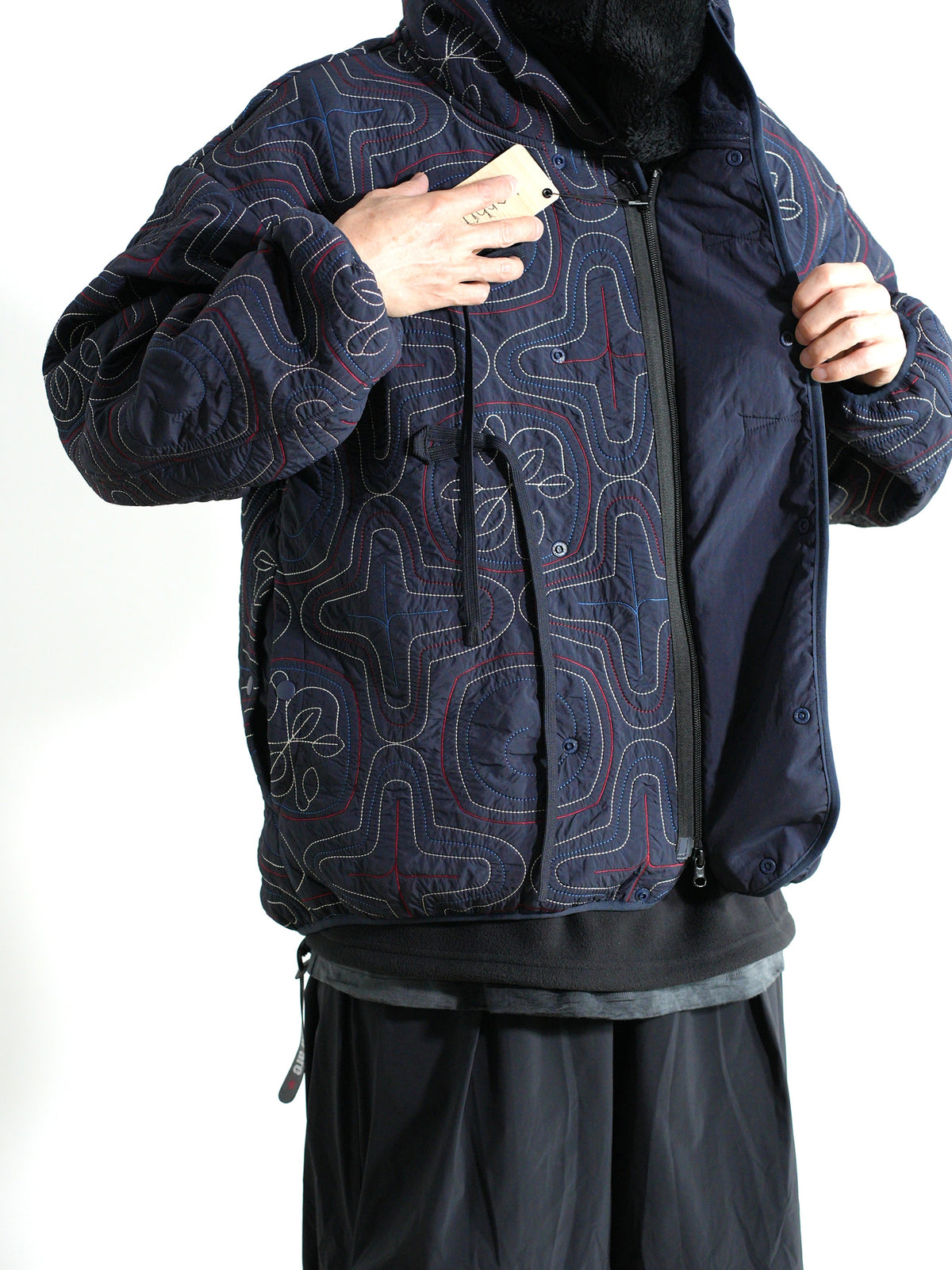 AINU Quilting Hoodie