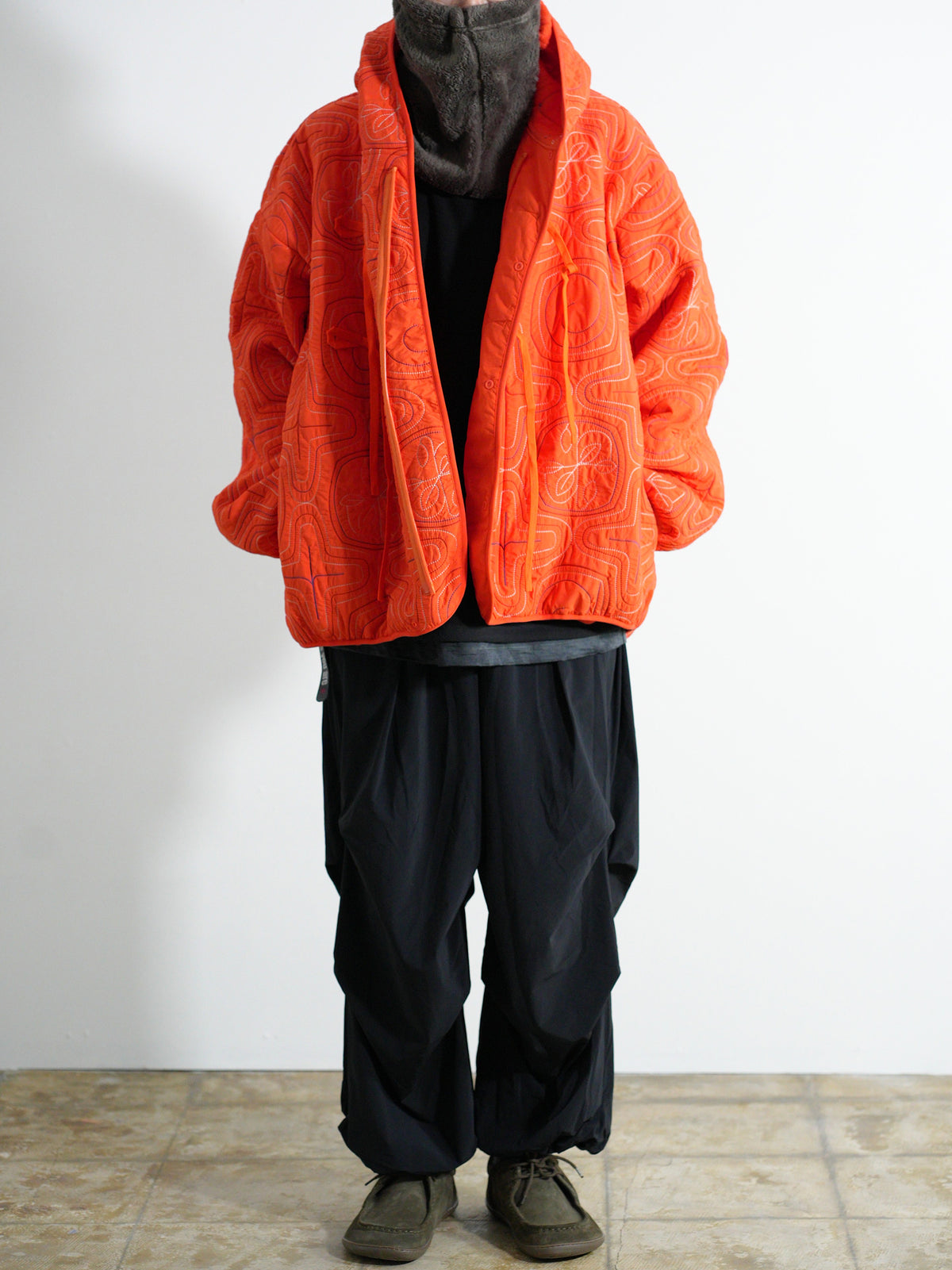 AINU Quilting Hoodie