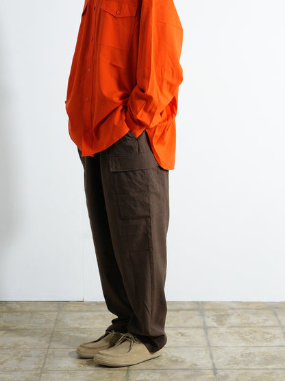 TECH WOOL ONE SIDE CARGO PANTS