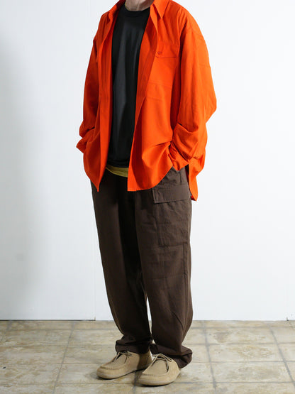 TECH WOOL ONE SIDE CARGO PANTS
