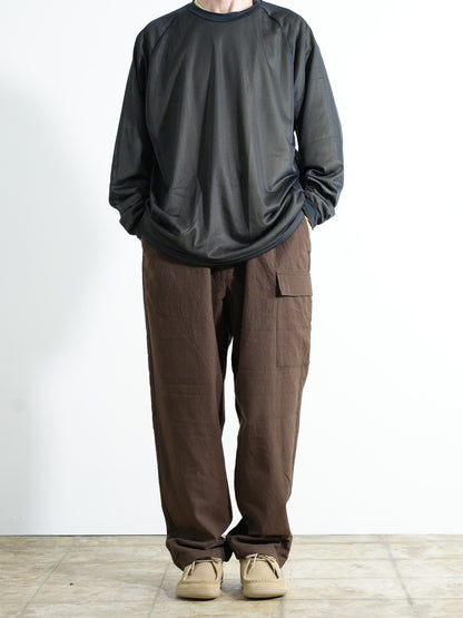 TECH WOOL ONE SIDE CARGO PANTS