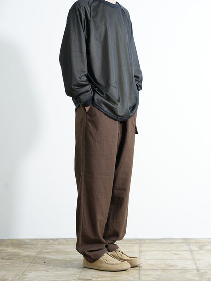 TECH WOOL ONE SIDE CARGO PANTS