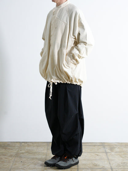 Corduroy Stand-Collar Shirt