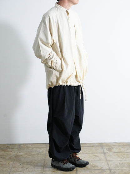 Corduroy Stand-Collar Shirt
