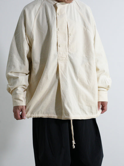 Corduroy Stand-Collar Shirt