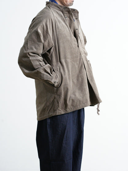 Corduroy Stand-Collar Shirt