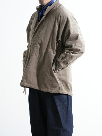 Corduroy Stand-Collar Shirt