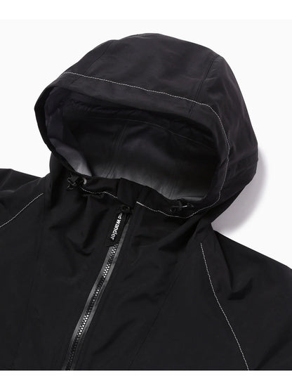 loose fitting rain jacket