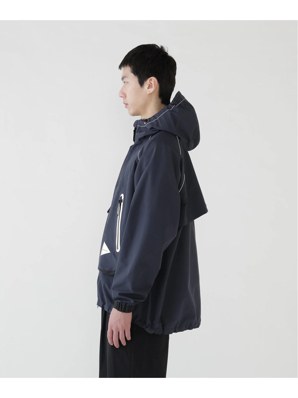 loose fitting rain jacket